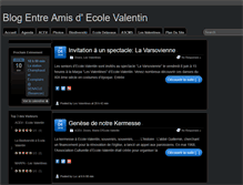 Tablet Screenshot of ecole-valentin.net